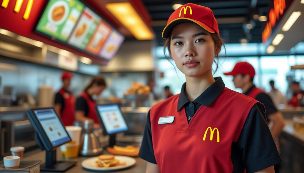 découvrez combien gagne un équipier à temps partiel chez mcdonald's en travaillant 24 heures par semaine. infos sur les salaires, avantages et conditions.