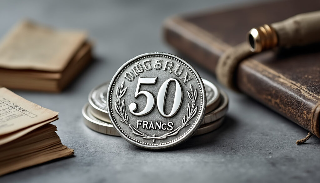 découvrez l'estimation et le prix actuel de la pièce de 50 francs en argent, avec des conseils pour évaluer sa valeur sur le marché numismatique.
